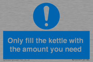 Only fill the kettle with the amount you need